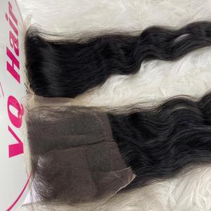 Venta al por mayor Cierre Frontal Onda natural Alta calidad Virgen vietnamita Cabello humano Doble dibujado HD Encaje o encaje transparente - Product Image 2