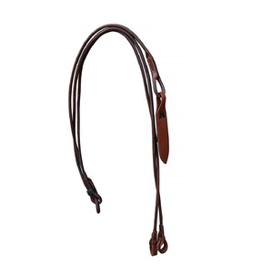 Rênes de cheval en cuir noir de qualité supérieure, équipement d'équitation western, durables, fabriquées à la main, réglables, robustes, pour l'entraînement et la randonnée équestre - Product Image 2