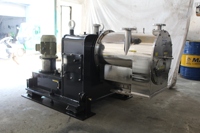 Centrifugeuse horizontale de séparation solide-liquide de qualité supérieure, en acier inoxydable SS 2205, 25 CV, 220 V, 100 à 1000 kg/h