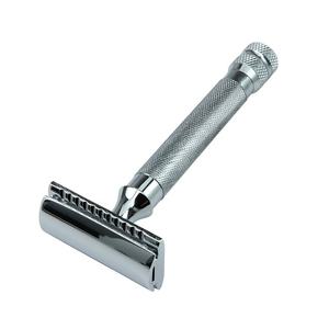 Rasoir de sécurité professionnel en acier inoxydable à double tranchant, lame unique, modèle Prestige Classique, pour la vente en gros - Product Image 5