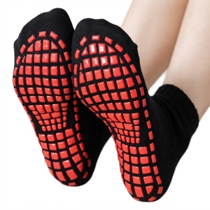 Calcetines Deportivos de Algodón para Niños al por Mayor, Calcetines Deportivos Antideslizantes de Punto, Calcetines de Algodón con Logotipo Personalizado para Yoga, Juegos Escolares, OEM, ODM - Product Image 1