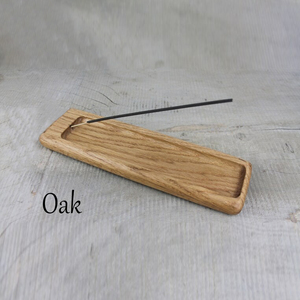 Juego de Bandejas para Incienso de Madera de Nogal y Roble Premium, Minimalista, Rectangular, Recolector de Cenizas Decoración de Madera Natural para Yoga y Meditación - Product Image 3
