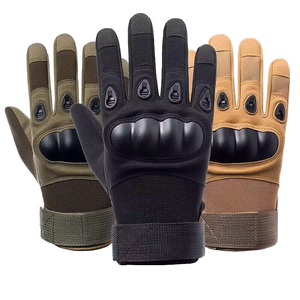 WARPRO INDUSTRY Summer <b>Full</b> Finger Safety Gloves PU Coated Non <b>Slip</b> Hook Loop Closure Windproof Print Unisex Outdoor Activities - Product Image 1
