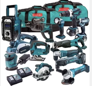 ชุดเครื่องมือ Makita รุ่นใหม่ 18 โวลต์ 15 ชิ้น พร้อมเครื่องมือไฮดรอลิกอื่นๆ สว่านไร้สาย รับประกัน 3 ปี จอร์เจีย ขายส่ง - Product Image 1