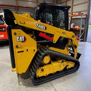 Chargeuse compacte Cat 249D3 à prix d'usine, engin de construction robuste, capacité fiable, roulement/boîte de vitesses - Product Image 3
