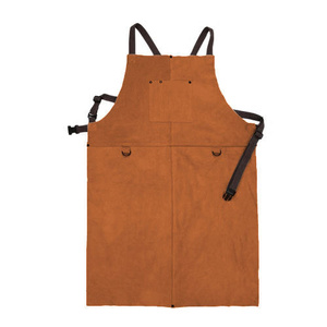 High Quality Customized Logo Men Cowhide Split <b>Leather</b> Welding <b>Apron</b> Heavy Duty Construction Thick Warm Industrial Low Price - Product Image 6