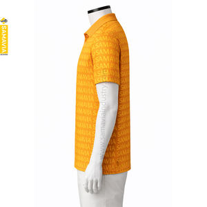 SAMAVIA Camisas Vintage para Hombre Tallas Grandes, Transpirables, de Secado Rápido, Tejidas, con Letras Personalizadas en la Parte Delantera, de Algodón y Poliéster, Corte Casual, Manga Corta - Product Image 4