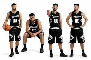 Uniforme de Baloncesto Unisex Más Vendido, 100% Poliéster, Conjuntos Deportivos con Logotipo Personalizado, Ropa Deportiva Transpirable para Equipos, Tallas Grandes, Pantalones Cortos - Product Image 5