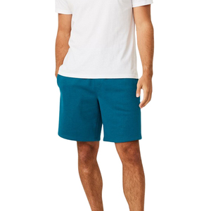 Shorts d'été pour hommes haut de gamme, très tendance, 100% coton, couleur unie, respirants, élégants, taille élastique, séchage rapide, écologiques, pour usage quotidien - Product Image 2