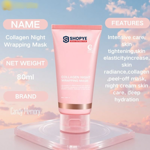 Masque facial coréen en gel de collagène, masque de nuit peel-off, masque de sommeil pour peaux sèches ou sensibles, vente en gros - Product Image 3