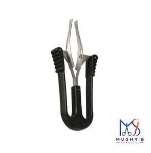 Pince à épiler automatique avec manche en plastique, 10cm, en acier inoxydable, pointe inclinée, outil de beauté durable pour usage domestique - Product Image 3