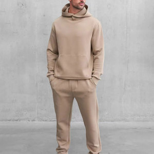 Conjunto de Sudadera con Capucha y Pantalones Deportivos de Forro Polar Técnico con Cremallera Completa, Bordado Personalizado con Logotipo, Estilo Urbano, Diseño de Bloques de Color y Parches para Hombre - Product Image 3