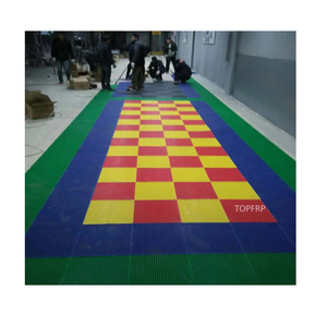 Tapis de sol industriel en plastique pour atelier, garage, entrepôt, antidérapant, grille - Product Image 5