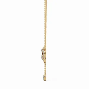 Collar con Colgante de Diamante Cultivado en Laboratorio, Diseño Moderno, con 74 Piezas, Certificado IGI, Claridad VVS, Joyería para Bodas y Fiestas - Product Image 2
