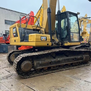 USADO para excavadora de orugas mediana hidráulica 330GC, modelo 2022, peso operativo, 30t, maquinaria de construcción con motor de bomba - Product Image 2