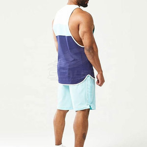 Training Essential <b>Men</b> Gym <b>Singlet</b> Sleeveless Quick Dry Breathable Polyester/Cotton <b>for</b> Weightlifting Cardio Fitness Running - Product Image 3