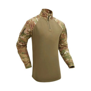 Camisa Táctica de Camuflaje 2026 para Hombre, Manga Larga, Media Cremallera, Ligera, Transpirable, Impermeable, Tejido Ripstop - Product Image 5