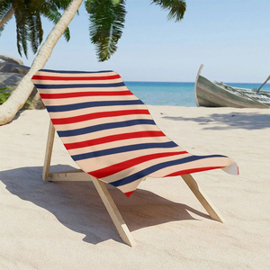 Toalla de Playa de Algodón Personalizada, Suave, Absorbente, Hipoalergénica, con Diseño a Cuadros, de Lujo, Comprimida, para Adultos - Product Image 5