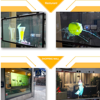 Projecteur holographique, affichage 3D, film de projection miroir, verre perlé, PET hautement réfléchissant, rétroprojection