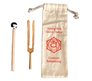 Ensemble de 3 diapasons 285 Hz, 396 Hz et 417 Hz, fréquences Solfeggio pour les chakras Racine, Sacral et Plexus Solaire. - Product Image 1