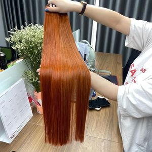 ช่อผมมนุษย์แบบมัดผมตรงกระดูกผมคนสำหรับต่อแบบมีทุกสีและลูกไม้2x4x6 4 5x5 - Product Image 1