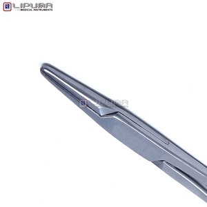 <span class=keywords><strong>BAUMGARTNER</strong></span> 12.5cm (6 pollici/15.24cm) Manipolatore per aghi chirurgici in carburo di tungsteno, Strumento medico manuale con anelli dorati, Sicurezza MOL - Product Image 5