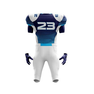 Compression American Football Uniform Kits Men's Practice Team Soccer Wear Sublimation Football Jersey Sets Sportswear - Product Image 3