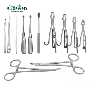 Ensemble d'instruments chirurgicaux orthopédiques manuels de classe I en acier inoxydable allemand finition argentée, kit de chirurgie orthopédique certifié CE - Product Image 1