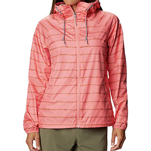 Chaqueta Deportiva con Capucha para Mujer, Diseño Nuevo, Bloques de Color, Manga Larga, Resistente al Viento, Ligera, Cierre de Cremallera, Color Morado Primavera - Product Image 4