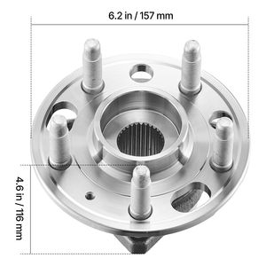 2 Pezzi Cuscinetto Ruota Anteriore/Posteriore per Chevy Impala LT Premier Sedan 2020, Equinox LS Sport Utility 2017, per Buick R - Product Image 2
