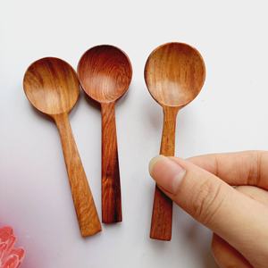 Minicuchara de madera para especias, logotipo personalizado, palisandro, servicio de condimentos de madera, hecho en Vietnam, alta calidad, venta al por mayor - Product Image 5