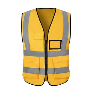 Chalecos de Seguridad Reflectantes de Alta Visibilidad para Trabajo, Chaleco de Seguridad de Malla - Product Image 1