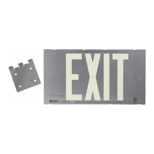 Señal de Salida Fotoluminiscente BradyGlo para Rutas de Escape de Emergencia - Product Image 1