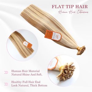 ผมต่อจากผมจริง Remy 100% ต่อผมจริงปลายแบนสองชั้นจัดเรียงตามหนังศีรษะ - Product Image 3