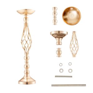 20 Pezzi Vasi per Fiori in Metallo Dorato da 58cm/22.83FT, Supporti Alti per Composizioni Floreali, Espositori per Tavoli da Matrimonio - Product Image 1