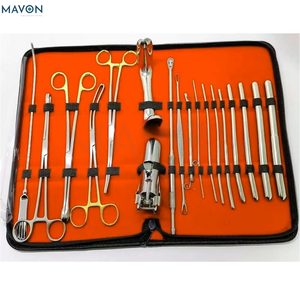 Juego de Instrumentos Quirúrgicos Médicos Manuales Aprobados, Precio al por Mayor, Kit de Ginecología de 9 Piezas de Acero Inoxidable - Product Image 6