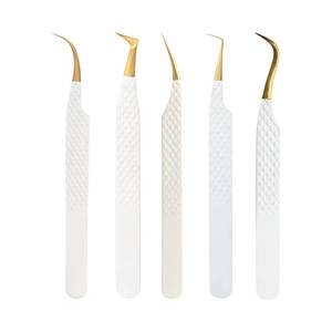 ชุดเครื่องมือต่อขนตา Morje Surgical 5 ชิ้น  แหนบสแตนเลสสีรุ้ง  ปลายโค้งและปลายตรง  กันลื่น  ขนาด 10 มม. - Product Image 2