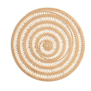 Vietnam Wicker Charger <b>Plates</b> Wholesale, Handwoven Rattan Placemats For Restaurants, Round Decorative Tableware <b>Mat</b> For Party - Product Image 4