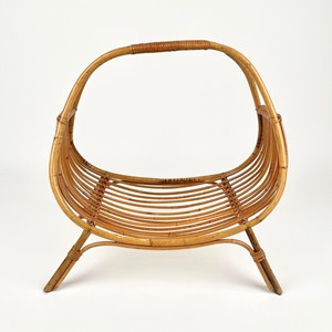 Revisteros de ratán premium al mejor precio, soporte de mimbre natural para organizar revistas y libros - Product Image 6