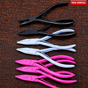7pcs Custom Color Hair Extension <b>Pliers</b> <b>Set</b> Professional Bond Removal Fitting Tools for Salon Hair Extension Application OEM - Product Image 6