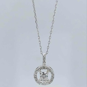 Collar de Diamantes de Alta Gama, Oro Blanco de 14K, Diamante Cultivado en Laboratorio de 1.30Ct, Vintage, E VVS, Certificado IGI, 16 Pulgadas, Joyería Fina al por Mayor - Product Image 3