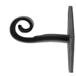 Perchero de Pared de Hierro Fundido con Doble Gancho, Estilo Clásico, Resistente al Óxido, Acabado Negro - Product Image 5