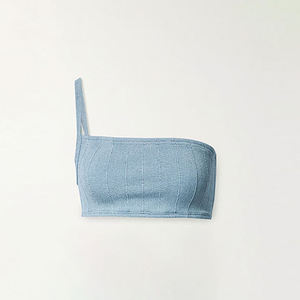 Ensemble de maillots de bain bikini push-up de haute qualité pour femmes, couleur unie, pour la plage et les vacances, à prix réduit - Product Image 2