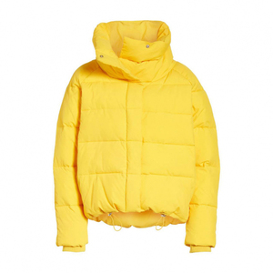 Winter Puffer Jacket Water-Resistant Breathable <b>Bubble</b> <b>Coat</b> Windproof Insulated Outerwear with Stand Collar Zipper Front Logo - Product Image 4