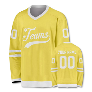 Jersey Profesional de Hockey sobre Hielo, Diseño Personalizado para Equipos, Alta Visibilidad, para Usar en el Día del Partido, Tela Resistente, Jersey Personalizado - Product Image 1