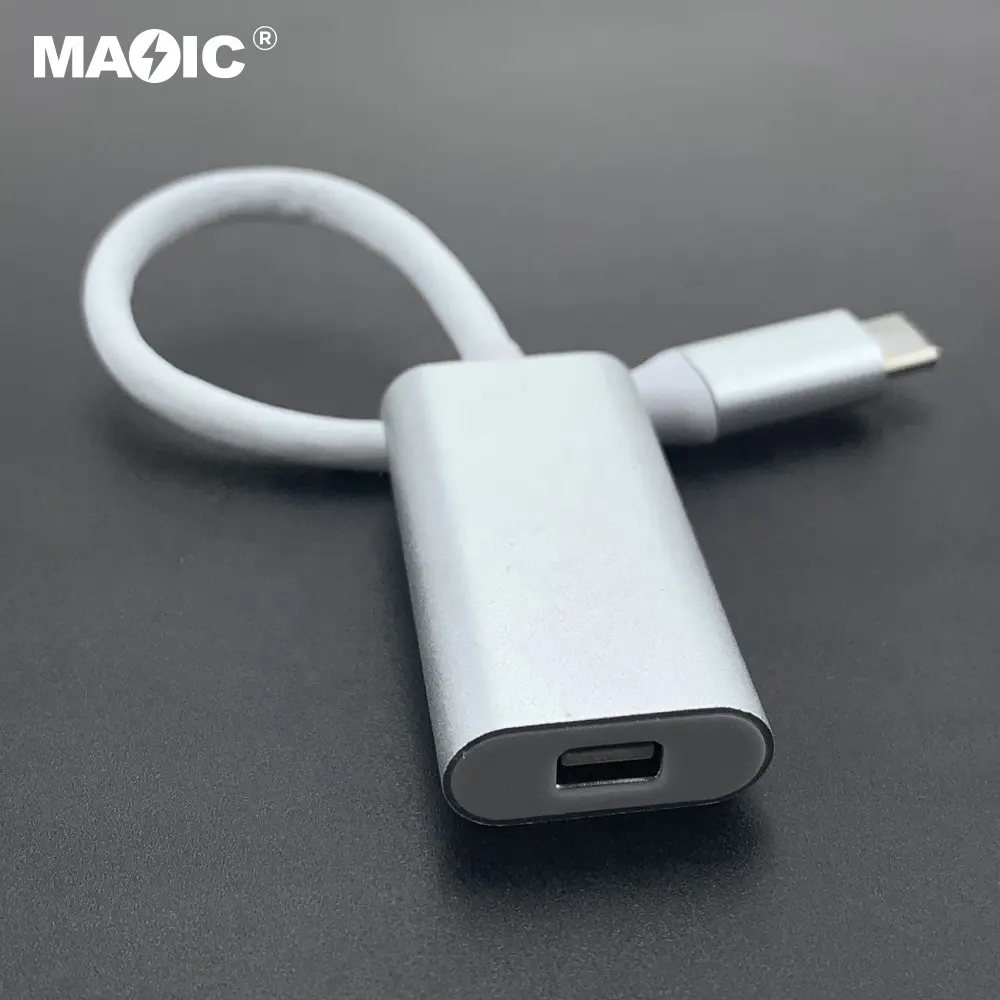 Fabrika fiyat alüminyum alaşım USB 3.1 M Mini Displayport F adaptör desteği yeni mac için 4K