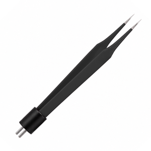 Pinces bipolaires antiadhésives US pour bijoutier # 4 instruments de précision réutilisables en acier inoxydable, pointe de 11,5 cm, 0,5 mm - Product Image 1