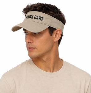 Unisex Sports Visor <b>Hat</b> Premium Breathable Adjustable Comfortable <b>Flat</b> Brim Adjustable Outdoor Comfortable Material Visor <b>Hat</b> - Product Image 3