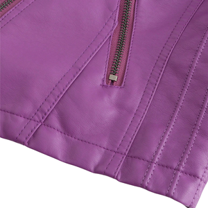 Custom Wholesale PU Leather Motorcycle <b>Jacket</b> OEM ODM Unisex Biker <b>Racer</b> Leather <b>Jacket</b> Manufacturer Low MOQ And Factory Rates - Product Image 5