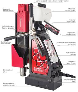 Machine à percer de table TAYO INDUSTRIES North Tools, diamètre de perçage max. 30 mm, haute rigidité, facile à utiliser, 220 V - Product Image 3